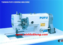 PUFU PU-845 DOUBLE NEEDLE SPLIT NEEDLE BAR LOCKSTITCH SEWING MACHINE